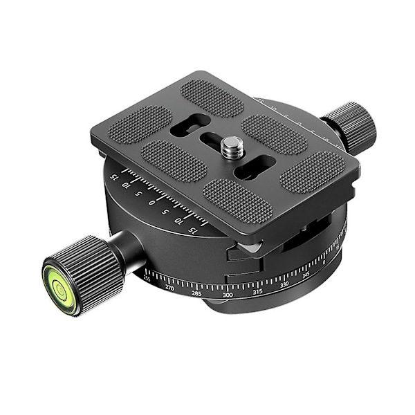 360 graders roterande stativ snabbkopplingsplatta panoramastativ för DSLR-kamera LGL QJ 08S