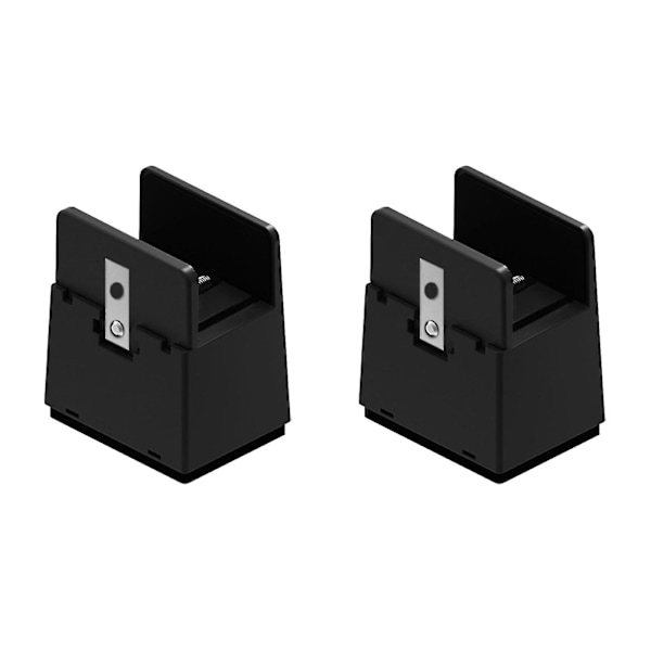 4x Sängyn Huonekalujen Korotuspalat 5/10cm Raskaaseen Käyttöön Säädettävät Pöydän Korotusjalat - xinhan LGL Black 10cm