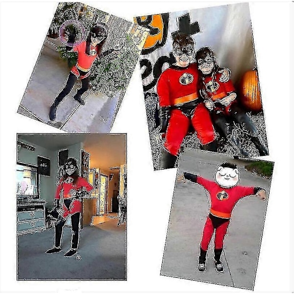 The Incredibles Kostymdräkt Halloween Party Karneval Set LGL 110