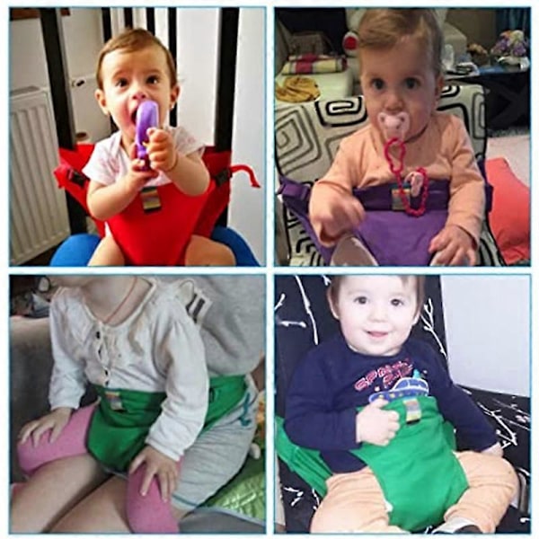 Reisesele Sete Baby Bærbar Høy Stol Booster Sete LGL GREEN