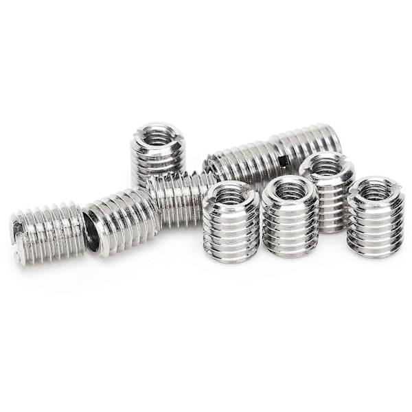 10 kpl Insert Nut Vähentävä Korjaus M6x1.0 Naaras ja M10x1.5 Uros Kierrejatkotyökalu (LGL)
