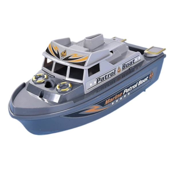 Pool Warship Toy Boat Badeleker - Barneleker Boatwarship Cruise Leke i badekar, gave til barn Bassengleketøy (grå)[GL]