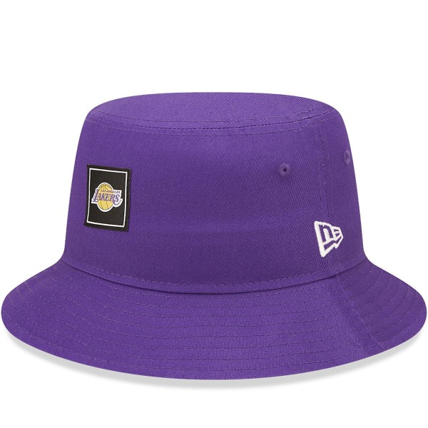 LA Lakers Team Tab Tapered Summer Beach Sun Bucket Hat -
