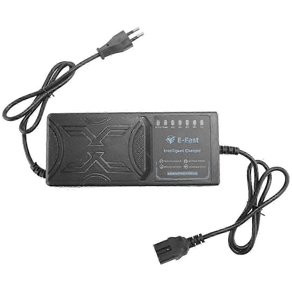 60V 20AH Laddare för Elfordon 7 Ljusdisplay Strömdisplay Strömläckageskydd/Full Puls LGL black