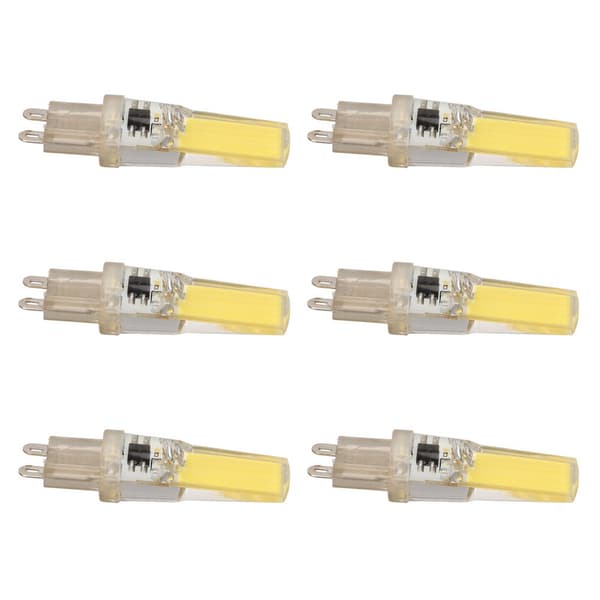 Professionella Dimbar G9 LED-lampor, 6-pack, 220V, Vitt Ljus (LGL)