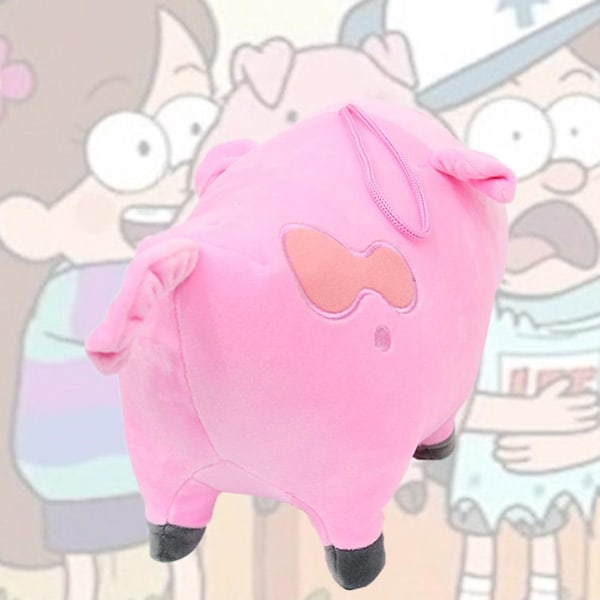 Rosa Piggy Gravity Falls Surroundings Søte Og Lekne Piggy Plysjleker Gaver Til Gutter Jenter 18cm*10cm