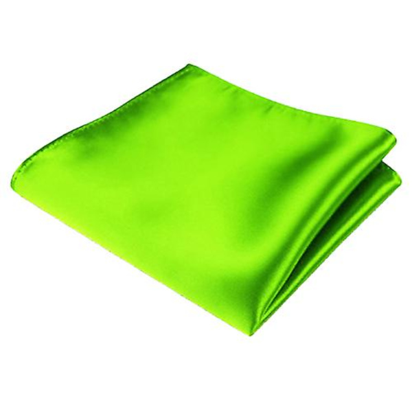 Herrsiden Satin Solid Plain Color Näsduk Hanky Bröstficksduk För Bröllop Fest