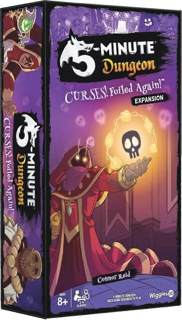 5 Minute Dungeon - Curses! Foiled Again! Utvidelsespakke for brettspill (LGL)