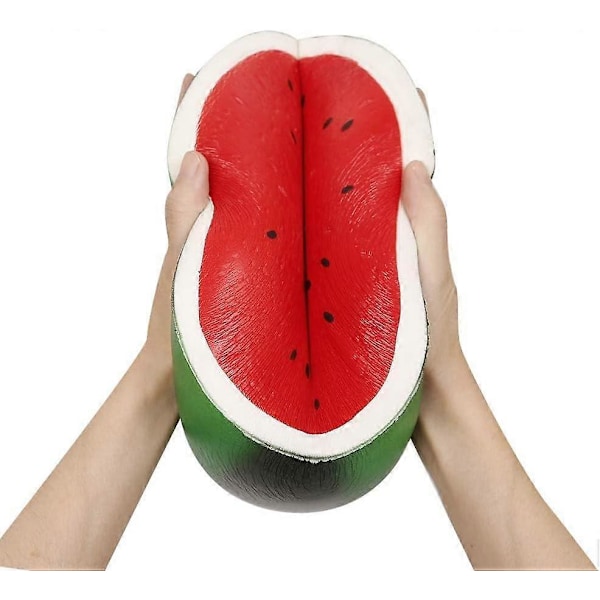10 tommer Squishies Vandmelon Super Jumbo Squishy Langsomt Stigende Klemme Legetøj Stress Relief For Børn Voksne Kæmpe Squishies Frugt Legetøj Duftende LGL