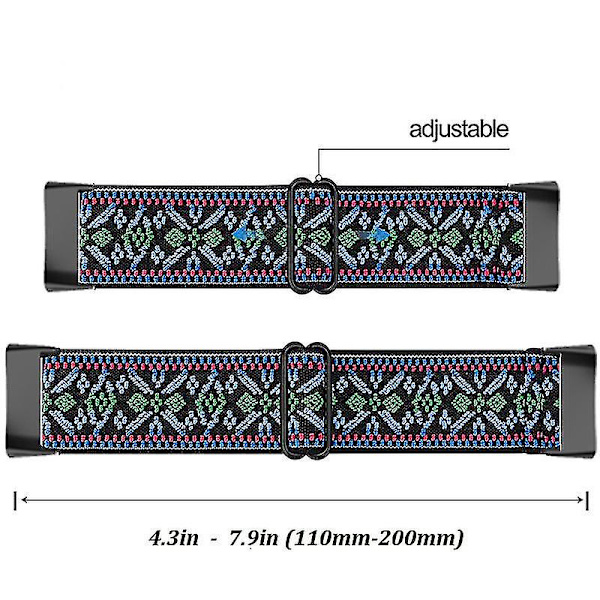 Til Xiaomi Redmi Watch 3 Watch Strap Elastisk Nylon Justerbar Smart Watch Band - Arrow [GGL] Wine red, Wine Red Style G Xiaomi Redmi Watch 3