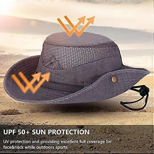 Solhatt UV-skydd Bucket Hat Sommarhattar (Grå) (LGL)