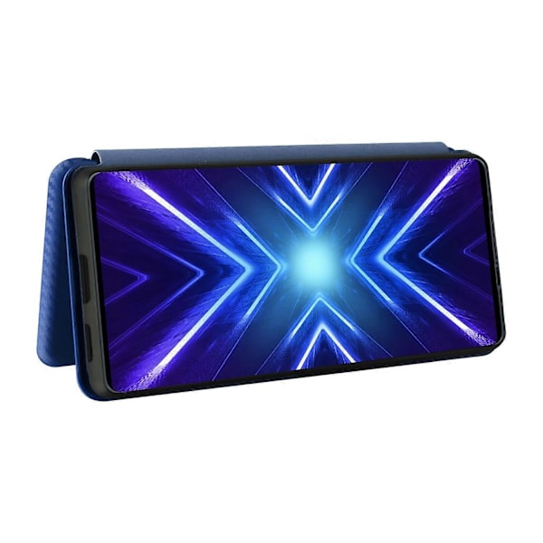 HTC U24 Pro 5G Kotelo Jalustalla Korttipaikalla Nahkainen Puhelinkuori Hiilikuitukuvio LGL Multicolor Style D