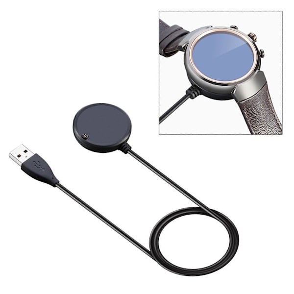 90 cm USB Magnetisk Laddare Snabbare Laddningskabel För ASUS ZenWatch 3 Smartklocka LGL
