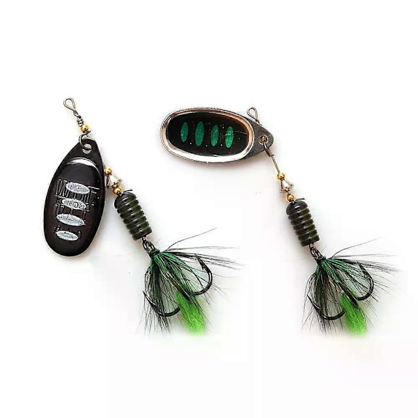 Spinner Blink Agn Ske 1# 2# 2.5# 3# 3.5# 4# 5# Ske Lokkemad gedde Metal Med Trekroge Kunstig Bas Agn Fiskelokkemad LGL 274 4