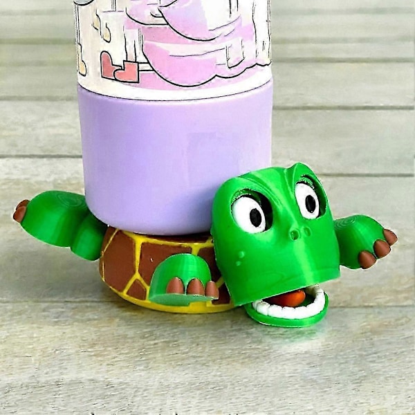 3D Print Skildpadder Brik Funny Dyr Kopholder Anti Varmebestandig Dekorativ Bordmåtte til Kontorbord - God LGL Green