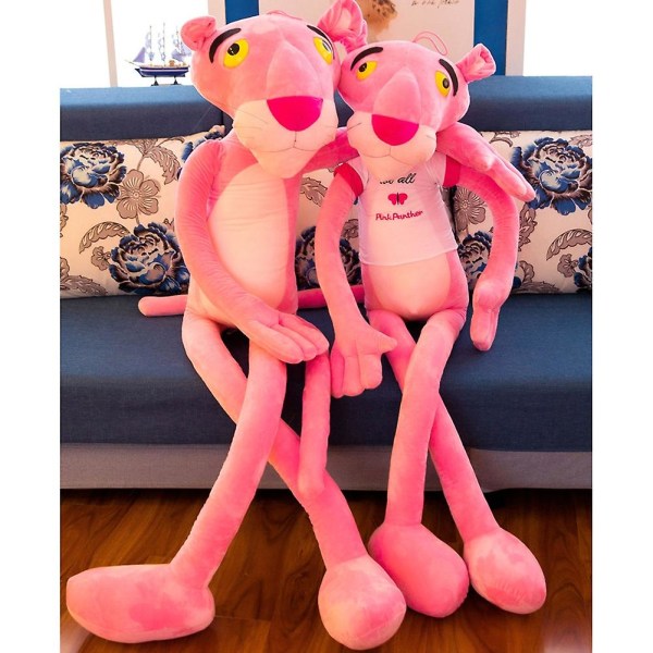 60 cm tegneserie rosa panter Dyr myk klembar dukke utstoppet plysj leketøy Barnegave