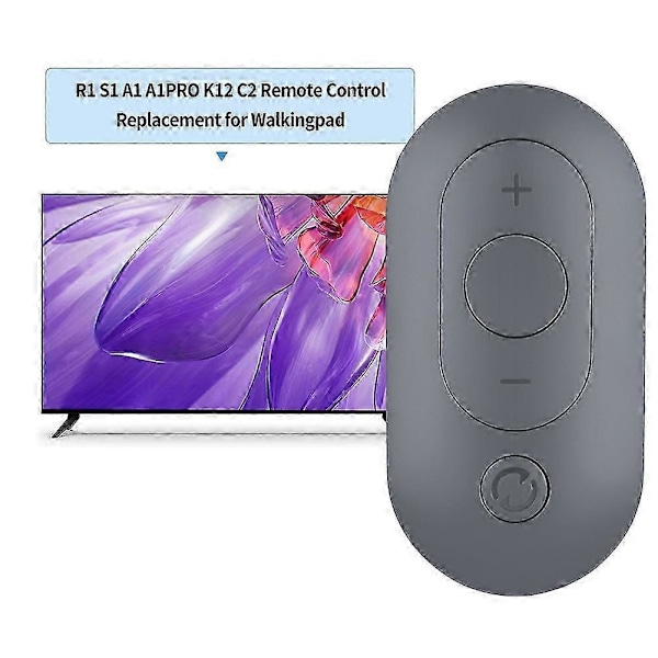 Kaukosäädin R1 S1 A1 A1pro K12 C2 kokoontaitettavalle kävelymattojuoksumatolle LGL Gray