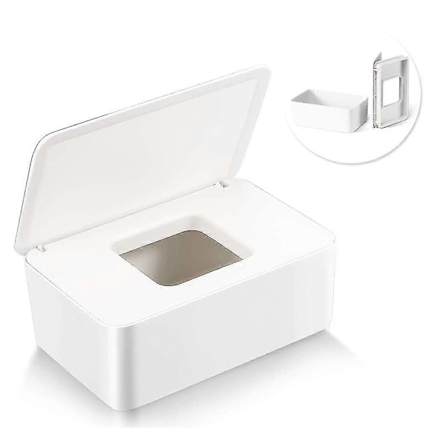 1 st Våtservetter Box, Baby Wipes Box, Förvaringslåda för Papper, Toalettpappersbox (LGL)