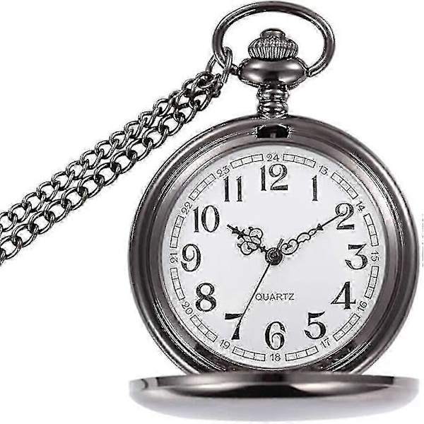 Lommeur Vintage Glat Quartz Klassisk Til Mænd Kvinder (LGL)