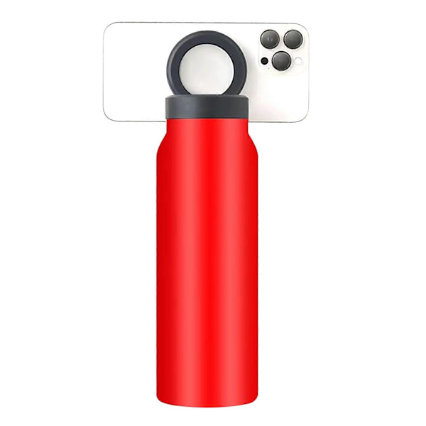 Magneettinen puhelinpidike Eristetty kuppi Ruostumattomasta teräksestä valmistettu vesipullo Syntymäpäivä Joululahja LGL Red