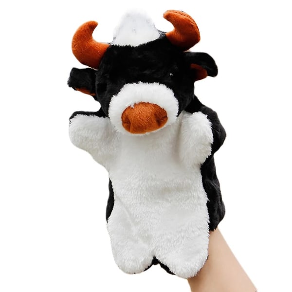 Sarjakuva ihana minipehmo lehmä härkä härkä eläin käsinukke lasten tarinankerrontalelu