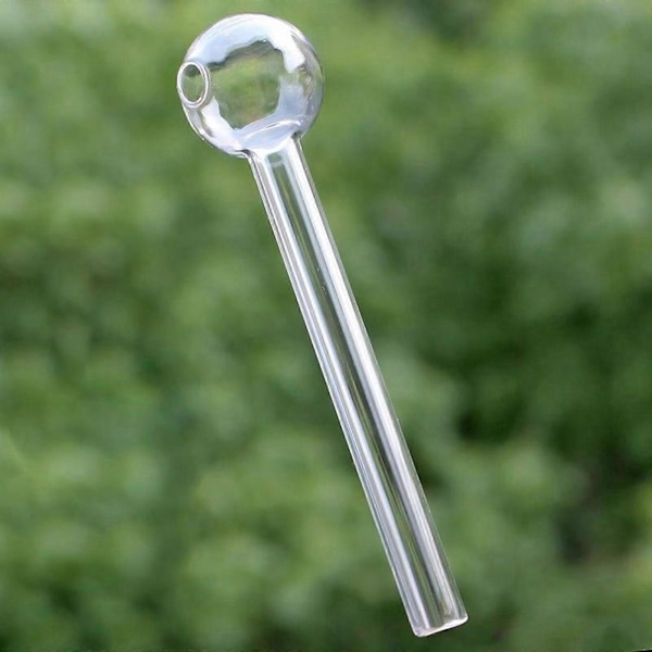 Eksklusivt Design Rundt Hode Glass Sugerør Sett for Drikke og Cocktail LGL