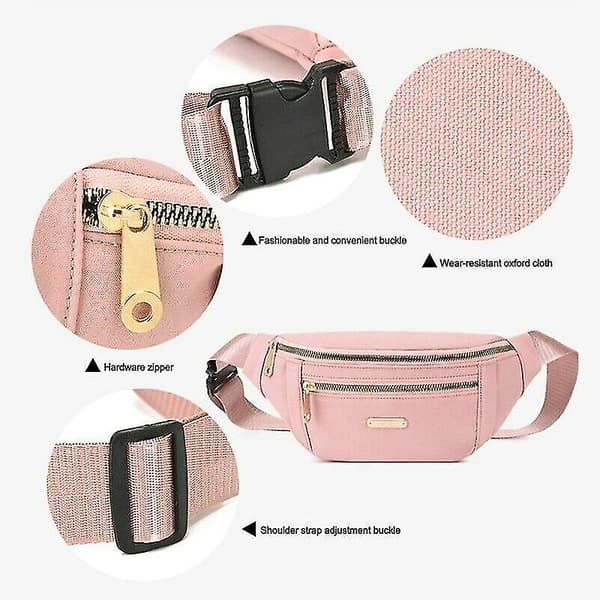 Dam Midjeväska Magväska Semester Reseplånbok Pengabälte (LGL) Pink