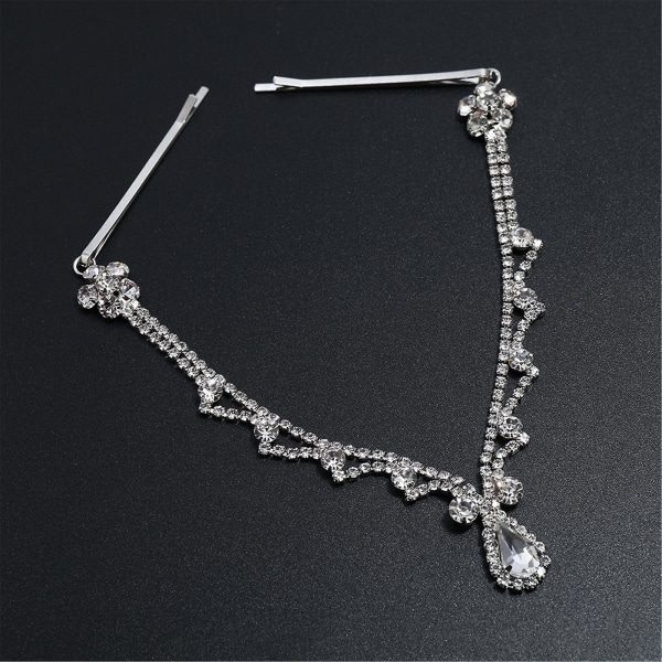 Til Rhinestone Til Hovedkæde Hår Smykker Boho Pandebånd Kæde Juvel Krystal  Han