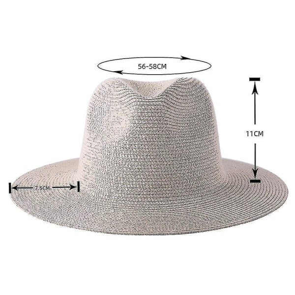 Sommer Foldable Hat Panama Straw Hat Sunshade