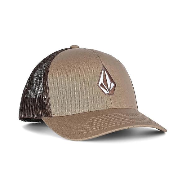 Full Stone Cheese Mesh Back Cap - Teak (LGL) Brown Adjustable