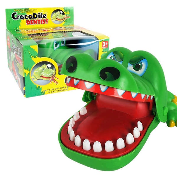 Krokodilletænder Legetøj til børn, Alligator bidende finger Tandlæge spil, hot![GL]