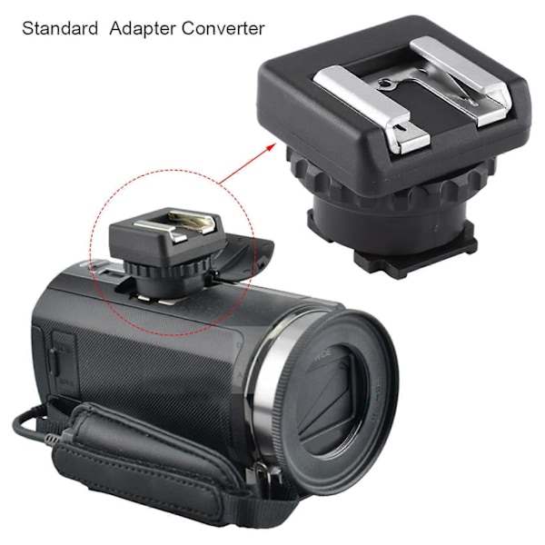Mini Heavy Duty Standard Hot Shoe -sovitin Sony Multi Interface DV -videokameralle (LGL)