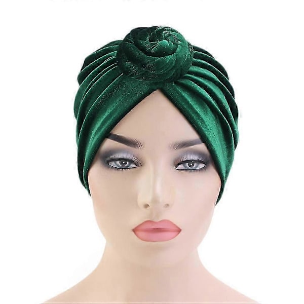 Stilfull Virvel Bonnet Bohemisk Hatt Nationell Stil Turban Hatt (LGL)