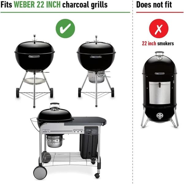 Weber One-Touch 22-1/2\" BBQ Rengøringssæt, Sølv (LGL)
