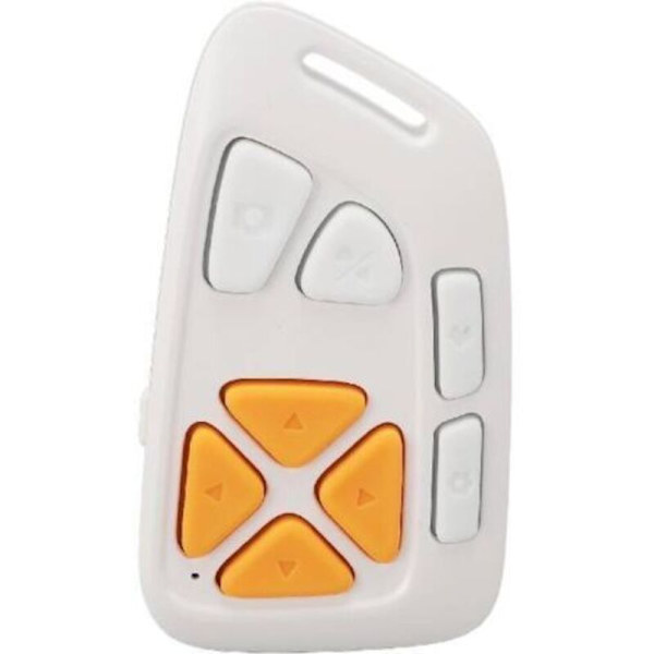 Dpofirs Scroll Remote for TikTok Clicker Page Turner, Bluetooth Camera Remote for iOS/Android (Hvit)（LGL）