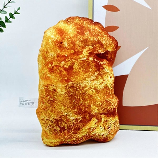Kycklingnugget Meme Plyschleksaker Rolig Stor Block Plyschkudde Söta Nuggets Gosedjur LGL C