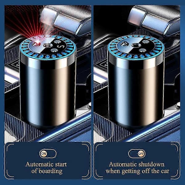 Smart Bil Aroma Diffuser Luftfugter Auto Tænd/Sluk Bil Diffuser til Varebil SUV Bil (LGL) Luxury