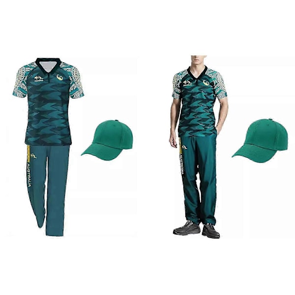 Rachael Gunn Australisk Breakdancer Uniform Kostym Raygun Pikétröja Byxa Med Hatt LGL 3XL Men