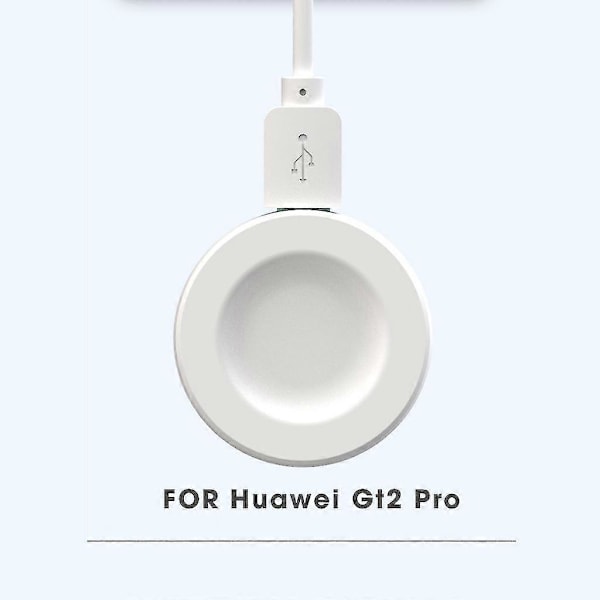 Hurtigopladere til Huawei Gt2 Pro Smart Watch Trådløs Opladningsdock Stand Magnetisk Strømlader Tilbehør LGL White