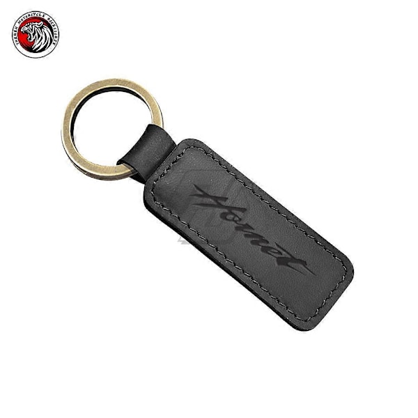 Motorsykkel Nøkkelring Kuskinn Nøkkelring Passer for Honda Hornet Key CB1000R CB250F CB600F CB900 etc LGL Black