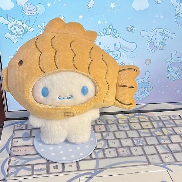 Kawaii Sanrio Cinnamoroll Plysjdyr Taiyaki Dukke Søt 14cm Plysjdukkedukke Send Venner Bursdagsplysjgave cl