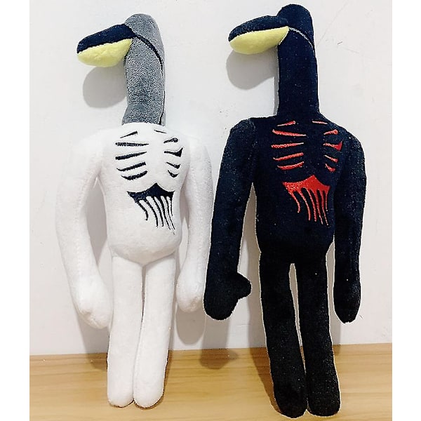 2 stk./parti 30cm Sirenhead Plys Legetøj Siren Head Plys Dukker Scary Sort Tegneserie Kat Blød Stoppet Dyr Figur Legetøj Baby Gaver[GL] 2pcs Street Lamp
