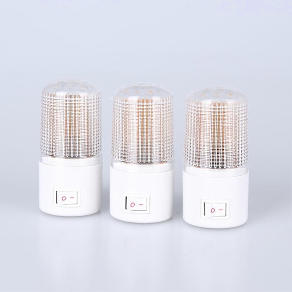 3W Plug-in LED Nattlampa Manuell På/Av Sänglampa LGL