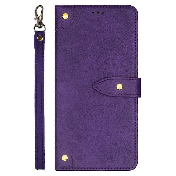 IDEWEI Beskyttelsesetui i PU-læder med flip-cover og kortslot til Samsung Galaxy A35 5G LGL Multicolor Style E