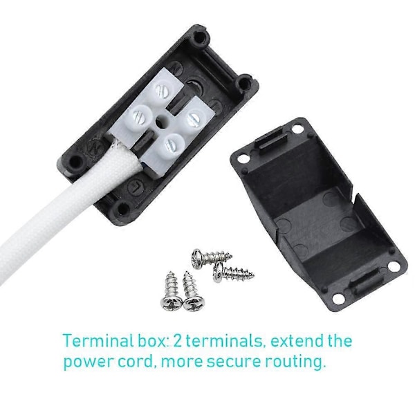 GU10 Lamphållare 2A 250V GU10 Keramisk Lamphållarkontakt med Kabeldragning 8-Pack (LGL)