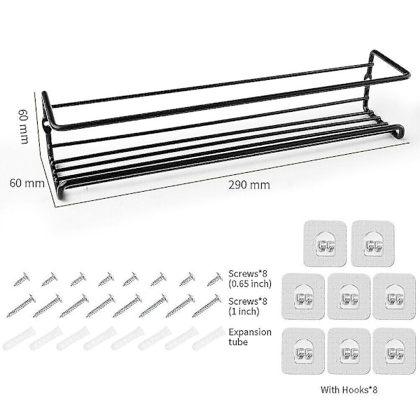 4-pack Kökshyllor Kryddställ Väggmonterad Förvaring Organizer Skåp Stativ (LGL)