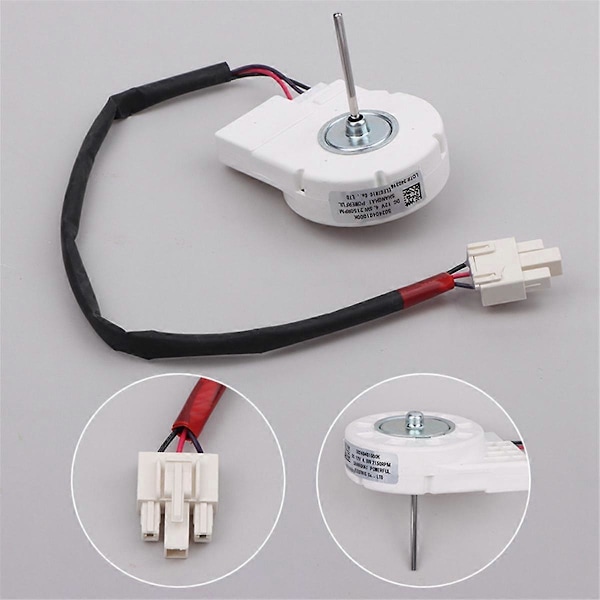 50240401000K Kylskåpsfläktmotor för kylskåpsutrustning Frysningsfläktmotor DC12V LGL White