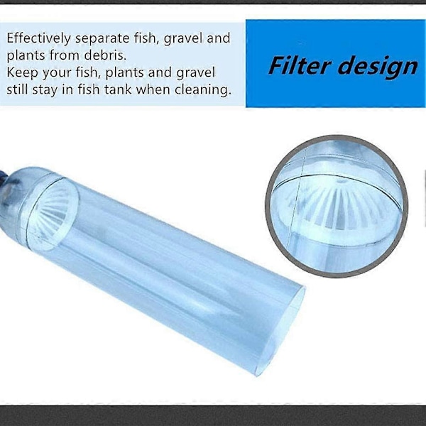 Støvsuger Akvariegrus Tilbehør Akvariegrusrenser Akvariefisketankrenser Akvariegrusrenser Akvarieglasrensere (LGL)
