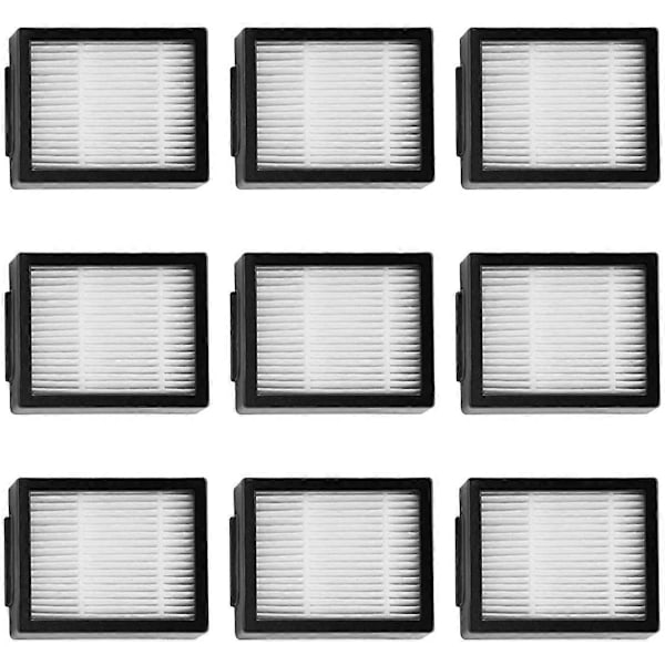 Fong Filter Sæt til Roomba E5/i7 Erstatningsfiltre iRobot Roomba E5 E6 i7 i7+ Plus Erstatning for 9 HEPA Filtre LGL