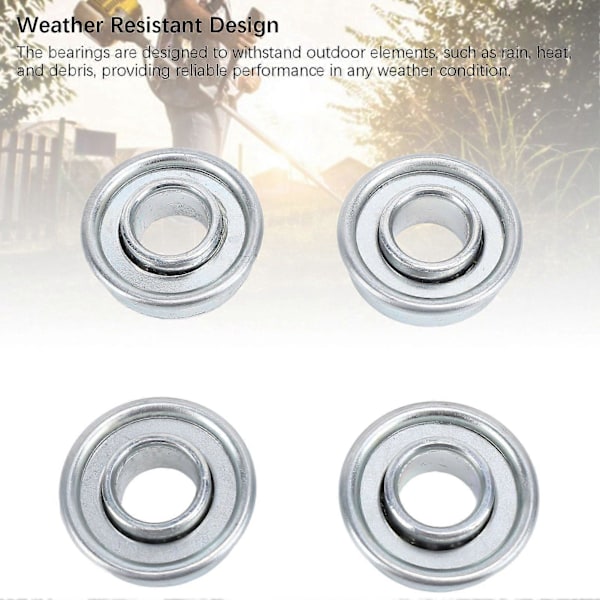 4 kpl Ruohonleikkurin Laakerit Teräs 12,7 mm X 28,6 mm Raskaat Leikkurin Akselin Laakerit Vaihto (LGL)